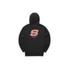 Lässiger Hoodie mit Logo-Print „Black Pink“