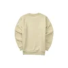 Lässiger Langarmpullover mit Logo-Print „Beige“