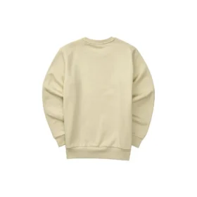 Lässiger Langarmpullover mit Logo-Print „Beige“