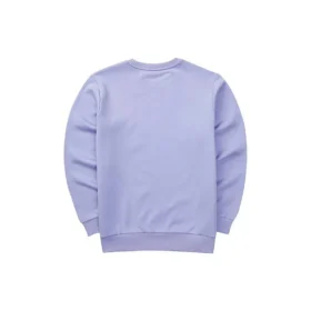 Lässiger Langarmpullover mit Logo-Print „Purple Black“