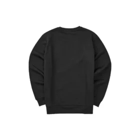 Lässiger Langarmpullover mit Logo-Print „Schwarz-Weiß“
