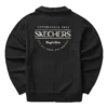 Lässiger, locker sitzender Pullover „Black“