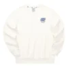 Lässiger Pullover mit Buchstabenprint „Weiß“