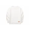 Lässiger Rundhalspullover „White“