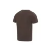 Lässiges Kurzarm-T-Shirt „Brown White“
