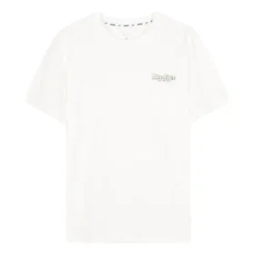 Lässiges Sport-T-Shirt mit kurzen Ärmeln „White Yellow“
