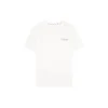 Lässiges Sport-T-Shirt mit kurzen Ärmeln „White Yellow“