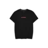 Lässiges T-Shirt mit Aufdruck „Schwarz Rot Weiß“