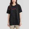 Lässiges T-Shirt mit Aufdruck „Schwarz Rot Weiß“