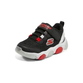 Mighty Glow Sneaker „Schwarz Rot“