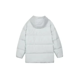 Mittellange Daunenjacke „Grey“