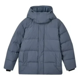 Mittellange Daunenjacke „Teal“
