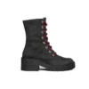 Moderne, bequeme Winter-High-Top-Martin-Stiefel Schwarz
