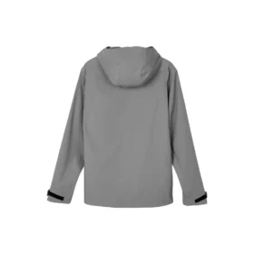 Modische gewebte Kapuzenjacke „Grau“