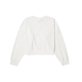 Neujahrskollektion: Lässiges Langarm-T-Shirt „White Red“