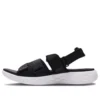 On-the-GO 600 Schwarze Sandalen „Schwarz-Weiß“