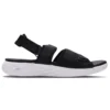 On-the-GO 600 Schwarze Sandalen „Schwarz-Weiß“