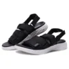 On-the-GO 600 Schwarze Sandalen „Schwarz-Weiß“