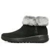 On-the-GO Joy Schneestiefel mit Fell „Schwarz-Weiß“