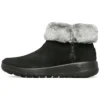 On-the-GO Joy Schneestiefel mit Fell „Schwarz-Weiß“