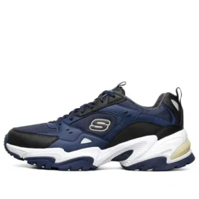 One Punch Man x Skechers Stamina V2 Low-Top Laufschuhe Blau/Schwarz