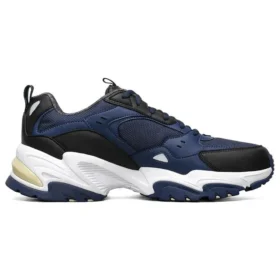 One Punch Man x Skechers Stamina V2 Low-Top Laufschuhe Blau/Schwarz