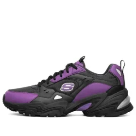 One Punch Man x Skechers Stamina V2 Low-Top-Laufschuhe Schwarz/Lila