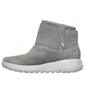 One The Go Socken Stitching Short Stiefel „Dark Grey“