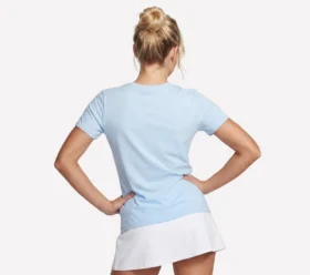 Pima-T-Shirt mit V-Ausschnitt