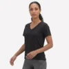 Pima-T-Shirt mit V-Ausschnitt Pima-T-Shirt mit V-Ausschnitt