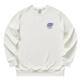 Pullover Casual Langarm-Sweatshirt „White“