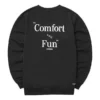 Pullover mit Buchstabenprint „Schwarz Weiß“