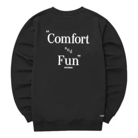 Pullover mit Buchstabenprint „Schwarz Weiß“