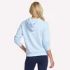 Pullover mit Kapuze und Blumen-Diamant-Muster