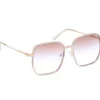 Quadratische Retro-Sonnenbrille