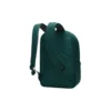 Retro-Schüler-Rucksack aus Stoff mit Reißverschluss „Grün“