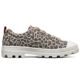 Roadies Low-Top-Canvas-Schuh Leopard/Grau