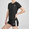 Running Knit Kurzarm Schwarz