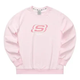 S Letter Crew Sweater „Pink“