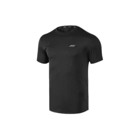 Schnelltrocknendes Sport-T-Shirt mit kurzen Ärmeln „Black White“