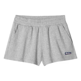 Shorts mit Logo-Print „Graugrün“