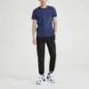 Skechers Herren Kurzarm-Shirt Blau
