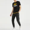 Skechers Herren Rundhals-Kurzarm-Shirt Schwarz