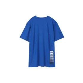 Skechers Herren-T-Shirt mit Aufdruck, kurzärmelig, blau