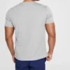 Skechers Herren Trainings- und Laufschuhe aus Strick mit kurzen Ärmeln, Shark Grey