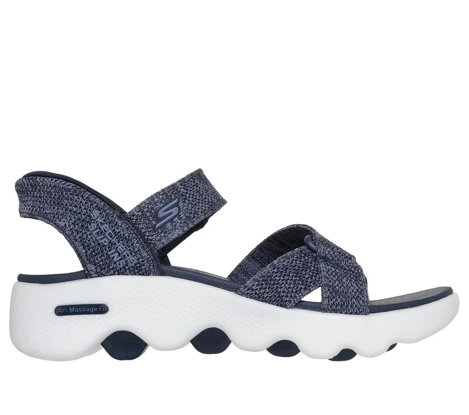 Skechers Slip-ins: Go Walk Massage Fit Sandal – Heather Skechers Slip-ins: Go Walk Massage Fit Sandal – Heather