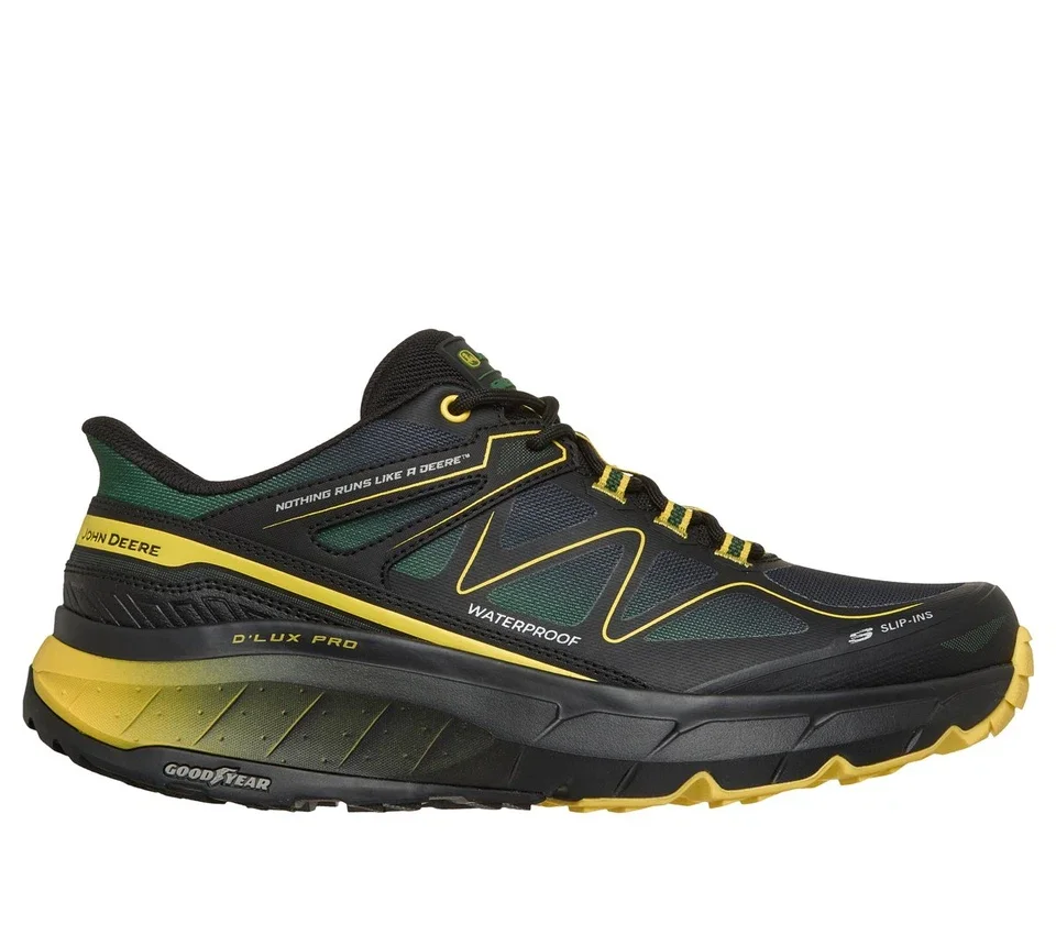 Skechers Slip-ins John Deere Waterproof Relaxed Fit: D’Lux Pro – Reel Cutting Skechers Slip-ins John Deere Waterproof Relaxed Fit: D’Lux Pro – Reel Cutting