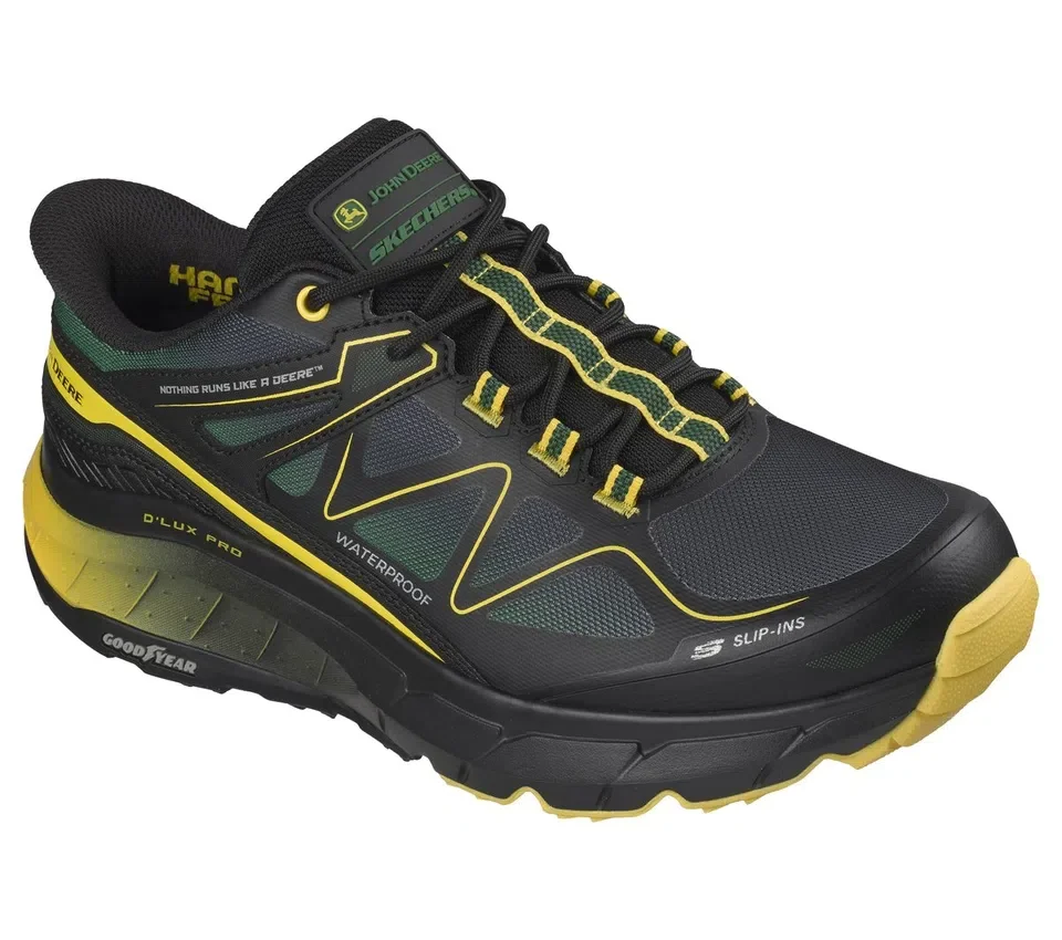 Skechers Slip-ins John Deere Waterproof Relaxed Fit: D’Lux Pro – Reel Cutting Skechers Slip-ins John Deere Waterproof Relaxed Fit: D’Lux Pro – Reel Cutting