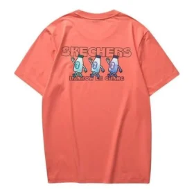 Skechers x Hankow Grafik-T-Shirt „Orange Multi-Color“