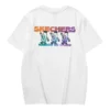 Skechers x Hankow Grafik-T-Shirt „Weiß Multicolor“